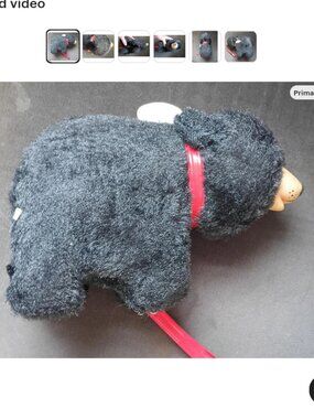 Vintage Mafco Jellystone Park Souvenir Bear with Leash